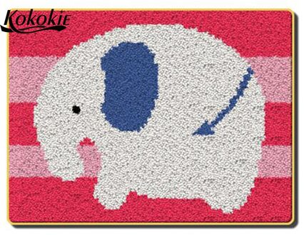 Klink haak kleed canvas 3d printing handwerken knooppakket haken naald voor tapijt borduren garen handwerken diy tapijt