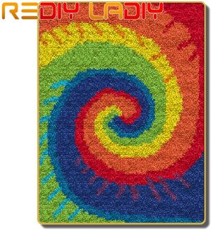 Klink Haak Tapijt Kit Haken Tapijt Tapijt Vlinder Bloem Acryl Garen Pre-Gedrukte Canvas Kussen Mat Diy Haak Wandtapijt craft ZD294