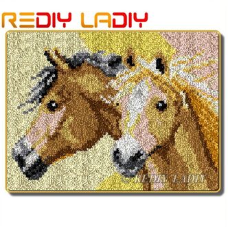 Klink Haak Tapijt Kit Haken Tapijt Tapijt Vlinder Bloem Acryl Garen Pre-Gedrukte Canvas Kussen Mat Diy Haak Wandtapijt craft ZD601