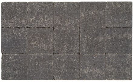 Klinker - Beton Getrommeld - Zwart - 15x15x6cm - 0,02m²