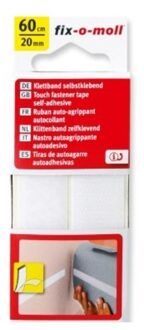 klittenband 6cmx20mtr wit