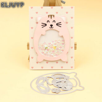 KLJUYP Gemengde Dieren Metalen Stansmessen Stencils voor DIY Scrapbooking/fotoalbum Decoratieve Embossing DIY Papier Kaarten