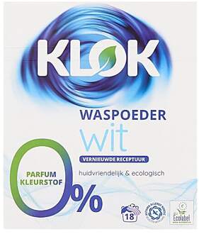 Klok Eco Waspoeder Wit 1.17KG