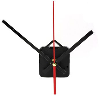 Klok Mechanisme Quartz Klok Movement Mechanism Black & Rode Handen Reparatie Tool Onderdelen Kit Diy Set Для Часов Часовой Механизм