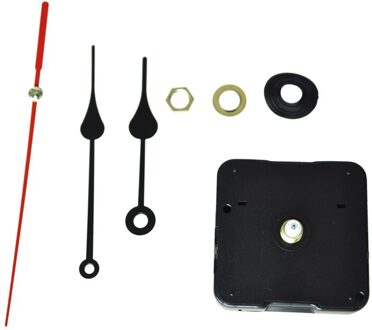 Klok Movement Mechanism Black Uur Minuut Rode Secondewijzer Diy Gereedschap Set