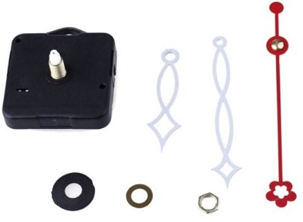 Klok Movement Mechanism Met Wit Uur Minuut Rode Secondewijzer Diy Gereedschap Set