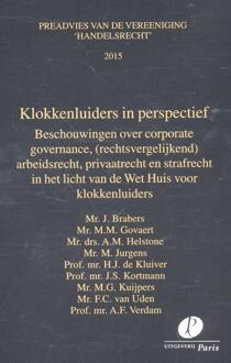 Klokkenluiders in perspectief / 2015 - Boek J. Brabers (9462510911)