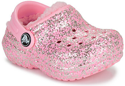 Klompen Crocs Classic Lined Glitter Clog T" Roze - 24 / 25,19 / 20,23 / 24,25 / 26,27 / 28,22 / 23,20 / 21