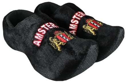 Klomppantoffels Amsterdam Zwart