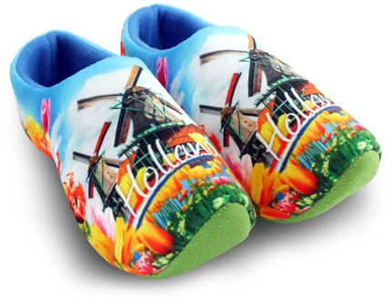 Klomppantoffels Windmolens Holland Multikleur - Print