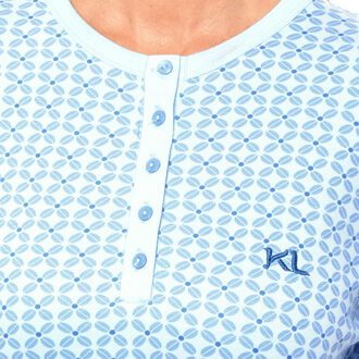 KLP1 dames winterpyjama met lange mouwen Blauw