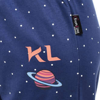 KLP1 dames winterpyjama met lange mouwen Blauw