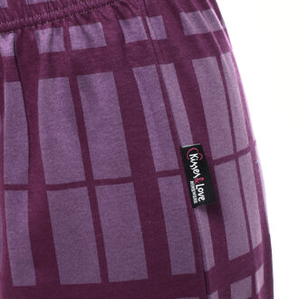 KLP1 dames winterpyjama met lange mouwen Violet - XL