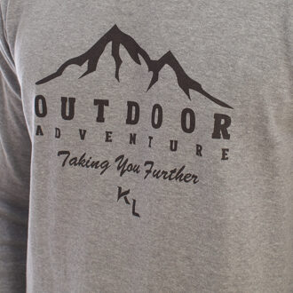 KLP4 Heren Lange Mouw Winterpyjama - maat Grijs