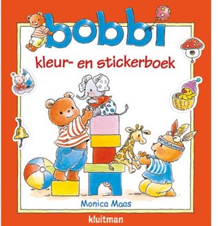 Kluitman Bobbi kleur en stickerboek