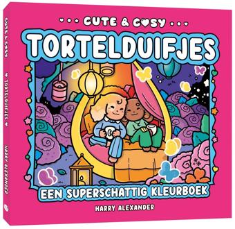 Kluitman Cute & Cosy Tortelduifjes kleurboek