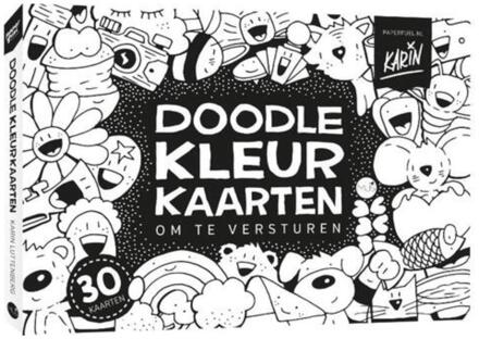 Kluitman Paperfuel Doodlekleurkaarten Om Te Versturen - Karin Luttenberg
