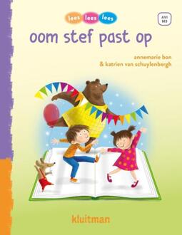 Kluitman Uitgeverij Kluitman Lees lees lees oom stef past op (AVI-M3)