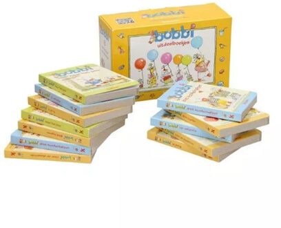 Kluitman Voorleesboekjes/uitdeel boekjes - Bobbi - 12x stuks - diverse varianten Multi