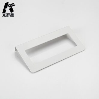 Klx Ruimte Aluminium Handdoekenrek Badkamer Handdoek Ring Keuken Punch Plank Hotel Handdoek Houder Thuis Opslag Accessoires wit