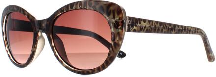 KM5024 115 luipaard bruin gradiënt zonnebril - maat