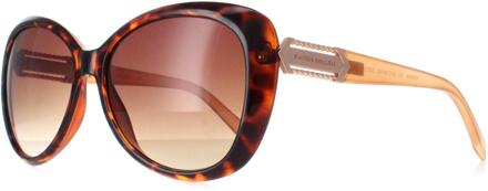KM5049 102 donker tortoise bruin gradiënt zonnebril