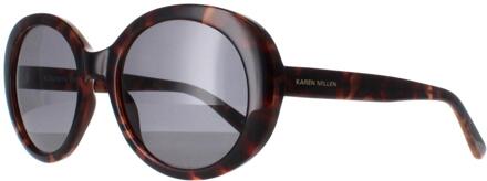 KM5051 118 donkerschildpad donkergrijs zonnebril Bruin