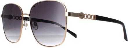 KM7020 400 goud donkergrijs gradiënt zonnebril - One Size