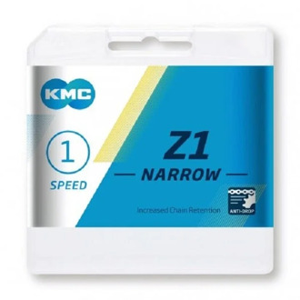 KMC Ketting Z1 Smal 1/2 X 3/32 Inch 112s Single Speed Bruin