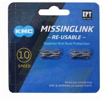 KMC Kettingschakel KMC 10-speed 5.88mm (2 stuks)