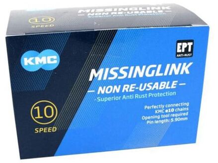 KMC Missinglink E 10nr Ept Silver (5.88mm)