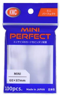 KMC Small Sleeves - Mini Perfect Size 100 stuks (60x87mm)