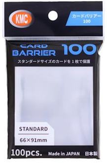 KMC Standard Sleeves - Card Barrier 100 stuks (66x91mm)