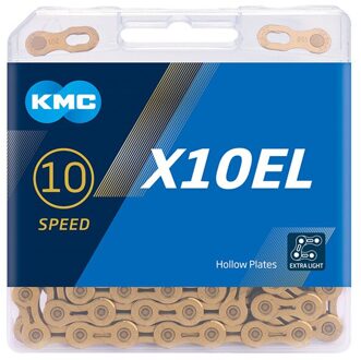Kmc X10EL X10s Bike Chain Extra Licht Goud Zilver Ras Kettingen 10 Speed Mtb Road Fiets 116 Links X10EL goud