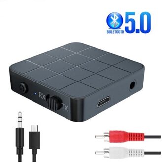 KN321 Bluetooth 5.0 Ontvanger Zender 2-In-1 Usb Tv Computer Toepassing Auto Adapter
