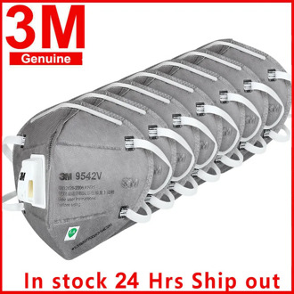 KN95 3M 9542V Mask Safety Protective Disposable Masks Individual Package With 3M Cool Flow Valve Breathable Mask