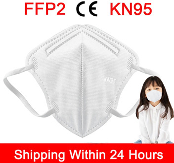 KN95 Children's Mask maske 4-Ply Filtration mascarillas Protection Kids Fack Mask PM2.5 FFP2 Boy and Girl Dustproof Mask masque