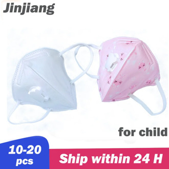 KN95 Kid Face Mask Mouth Masks With Valve For Kids Children Anti Dust Pollution Filter PM2.5 Protective Hygiene Respirator