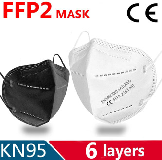 KN95 mask Face FFP2 mask Mouth Maske Safety Masks soft 95% Filtration pm2.5 mask ffp2mask fp2 anit dust