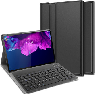 Knaldeals.com QWERTY Bluetooth Keyboard Cover voor Lenovo Tab P11 - zwart