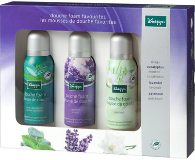Kneipp Douche foam favourites cadeauset, 3-delig