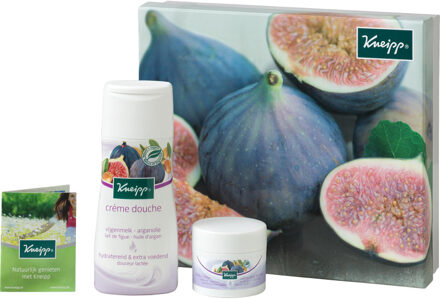 Kneipp Vijgenmelk-arganolie cadeauset, 2-delig
