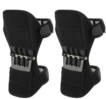 Knie Protector Joint Support Kniebeschermers Ademend Antislip Power Lift Knie Pads Rebound Veerkracht Knie Booster Been protector 2stk