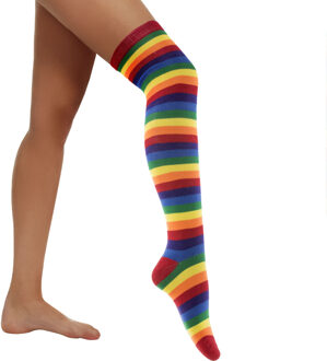 Kniekousen Regenboog Multikleur - Print