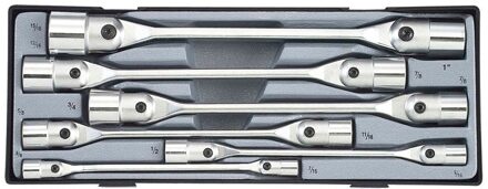 Kniesleutelset SAE 6 delig T50616S