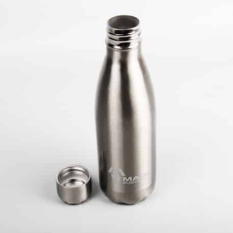 Knight Bottle RVS - 350 ml - Silver