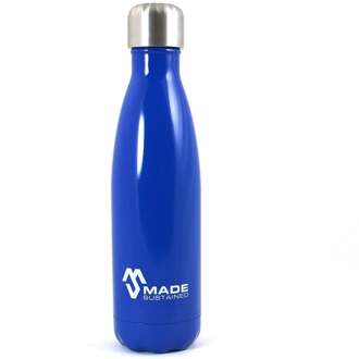Knight Bottle RVS - 500 ml - Cobalt Blue