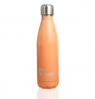 Knight Bottle RVS - 500 ml - Flamingo Orange