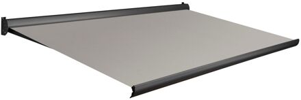 Knikarmscherm F10 - Antraciet - Doek D122 - Elektrisch - Uv-bestendig - 350x250cm