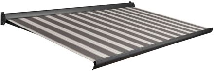 Knikarmscherm F10 - Antraciet - Doek D402 - Handmatig - Uv-bestendig - 400x300cm